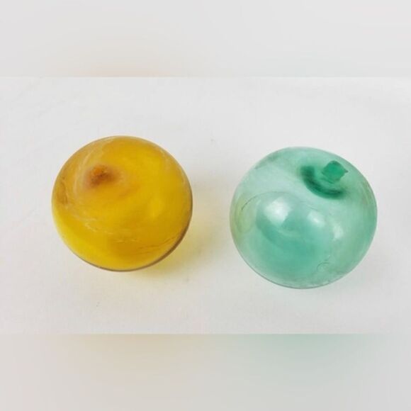 Blown Glass Fishing Floats—Vintage Mermaid Coastal Nautical Sea Decor - Picture 6 of 15